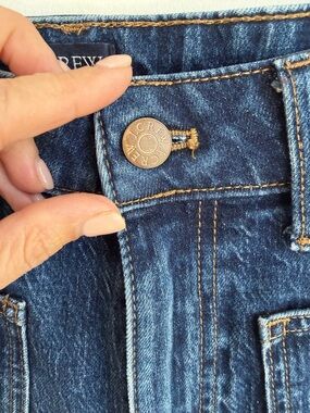 J. Crew Women's Blue Denim High-Rise Jeans